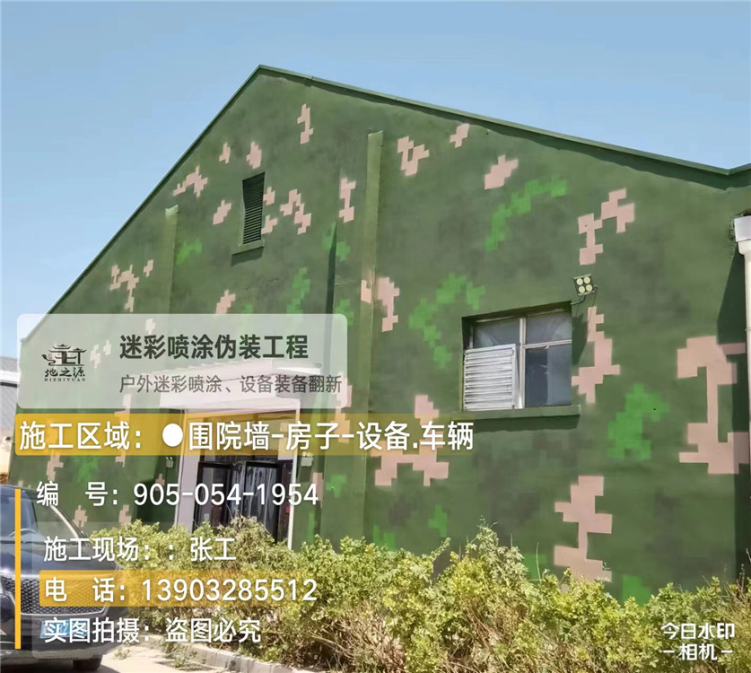 大同外墙数码迷彩漆施工报价清单（100㎡标准墙面测算）